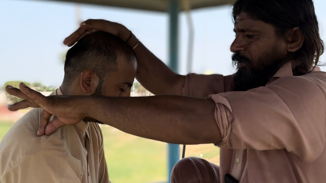 ASMR NO TALK MASSAGE | HEAD, BACK, LEG MASSAGE BY BENGALI BABA #asmr