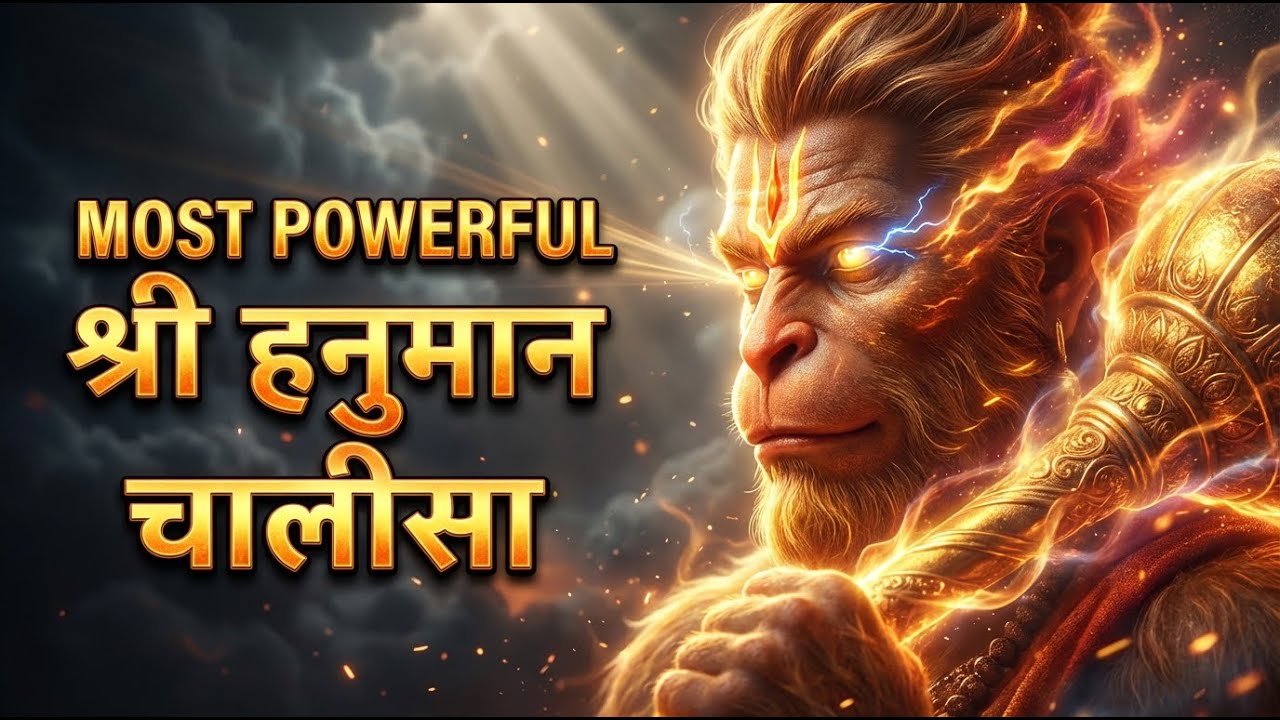 MOST POWERFUL Hanuman Chalisa 🙏 | हनुमान चालीसा FULL | Peace, Protection & Positivity | RaghMantra