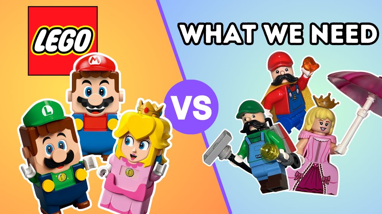 I Fixed LEGO SUPER MARIO'S Minifigure Problem!
