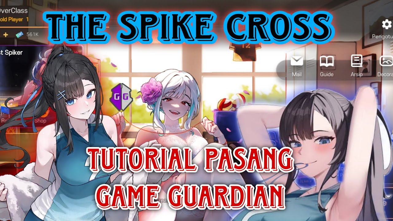 THE SPIKE CROSS Tutorial pasang cheat di the spike !!!!!