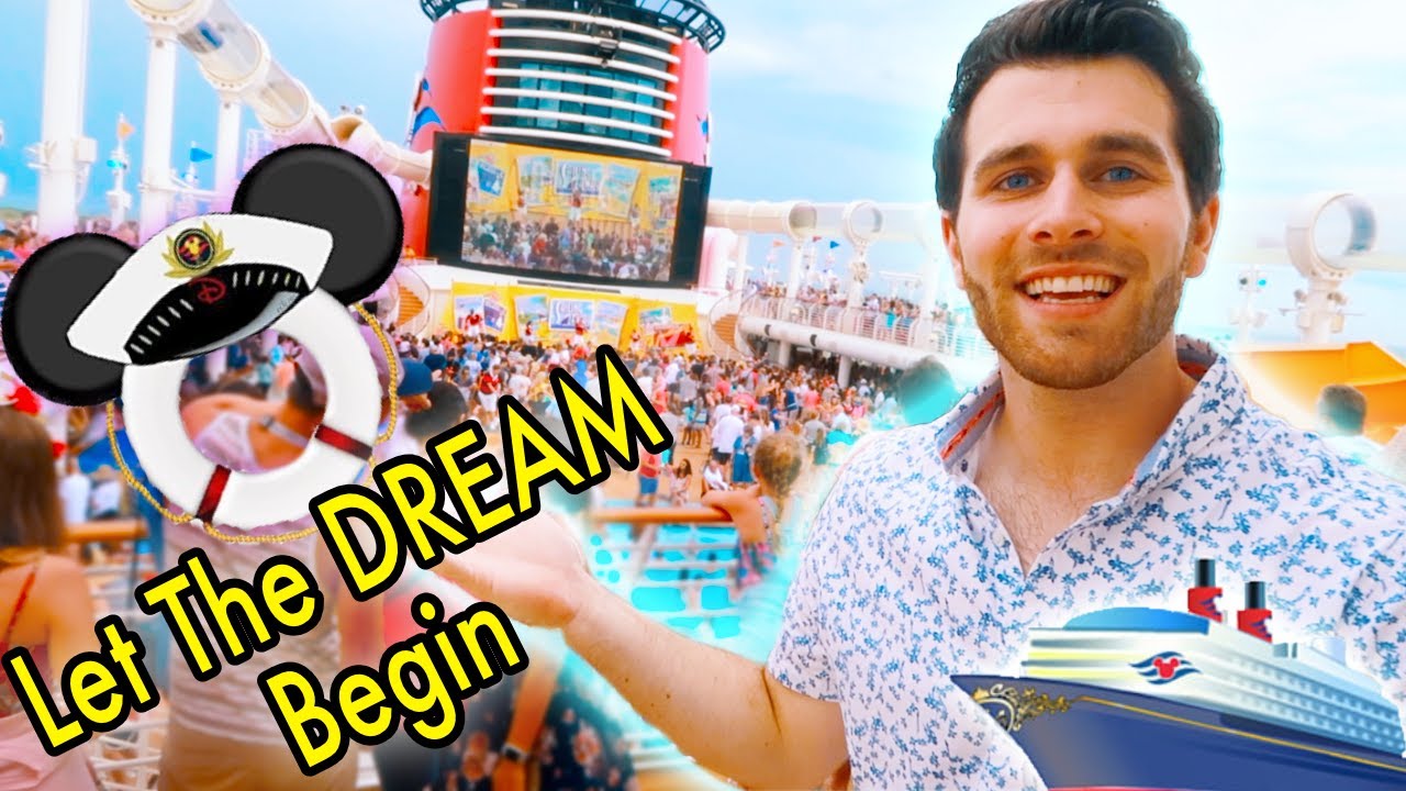 Disney Dream Cruise | Embarkation Party | Setting Sail - Vlog 1