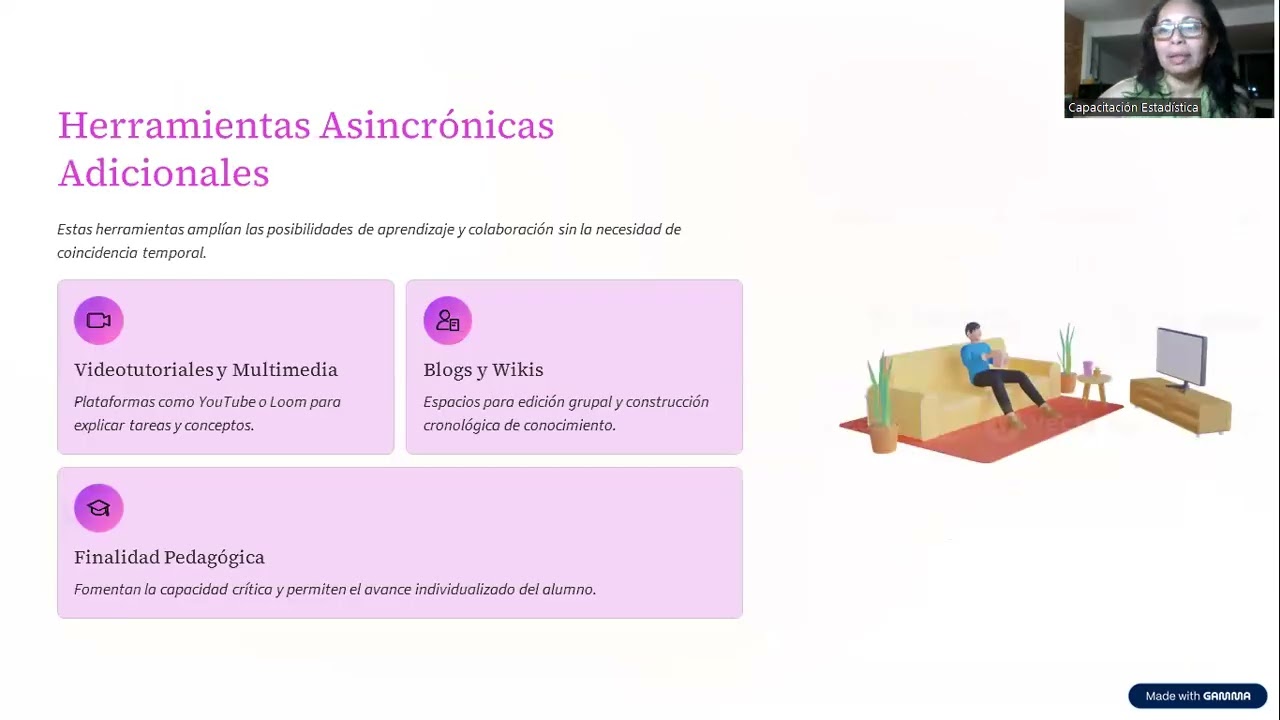 Herramientas de comunicación sincrónica y asincrónica