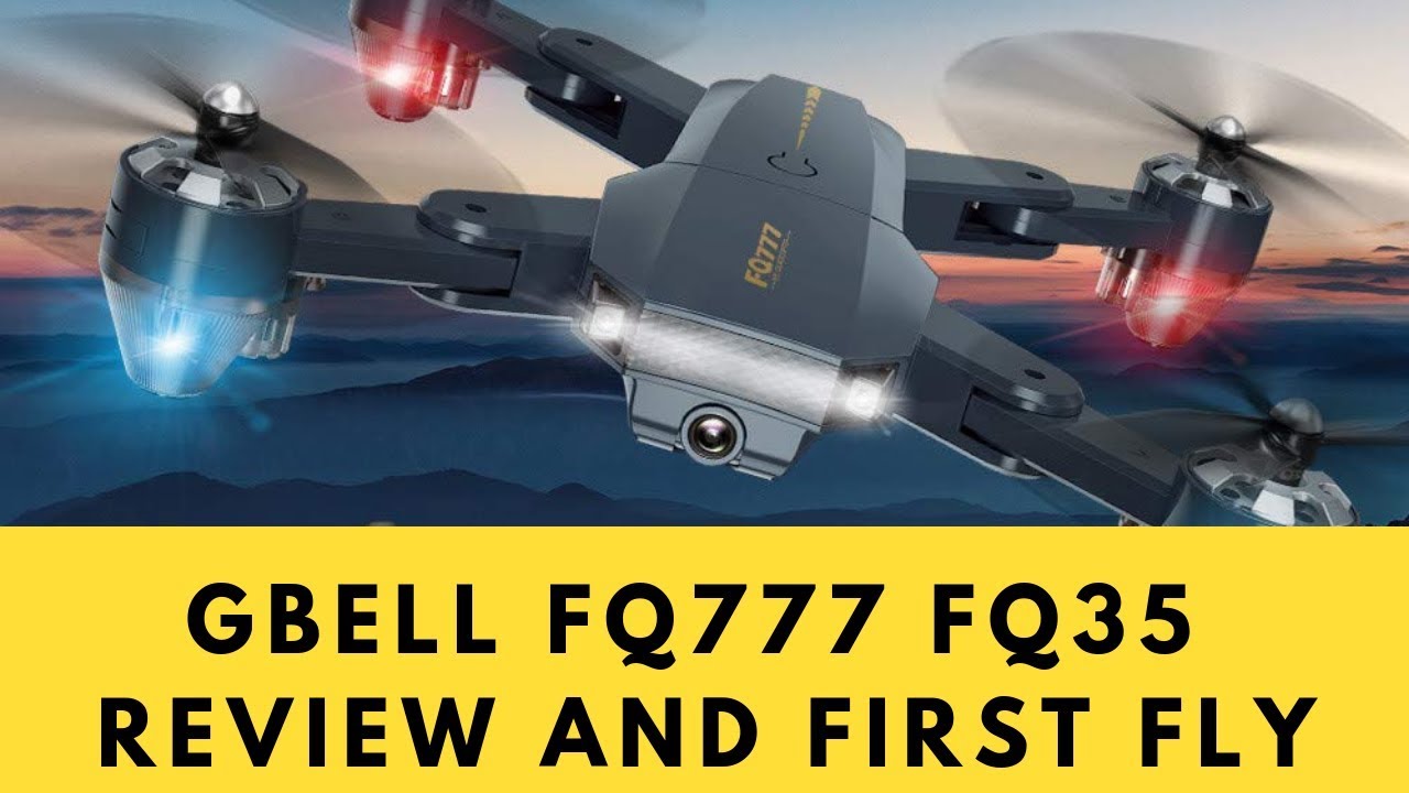 Gbell FQ777 FQ35 Foldable RC Quadcopter Review and First Fly