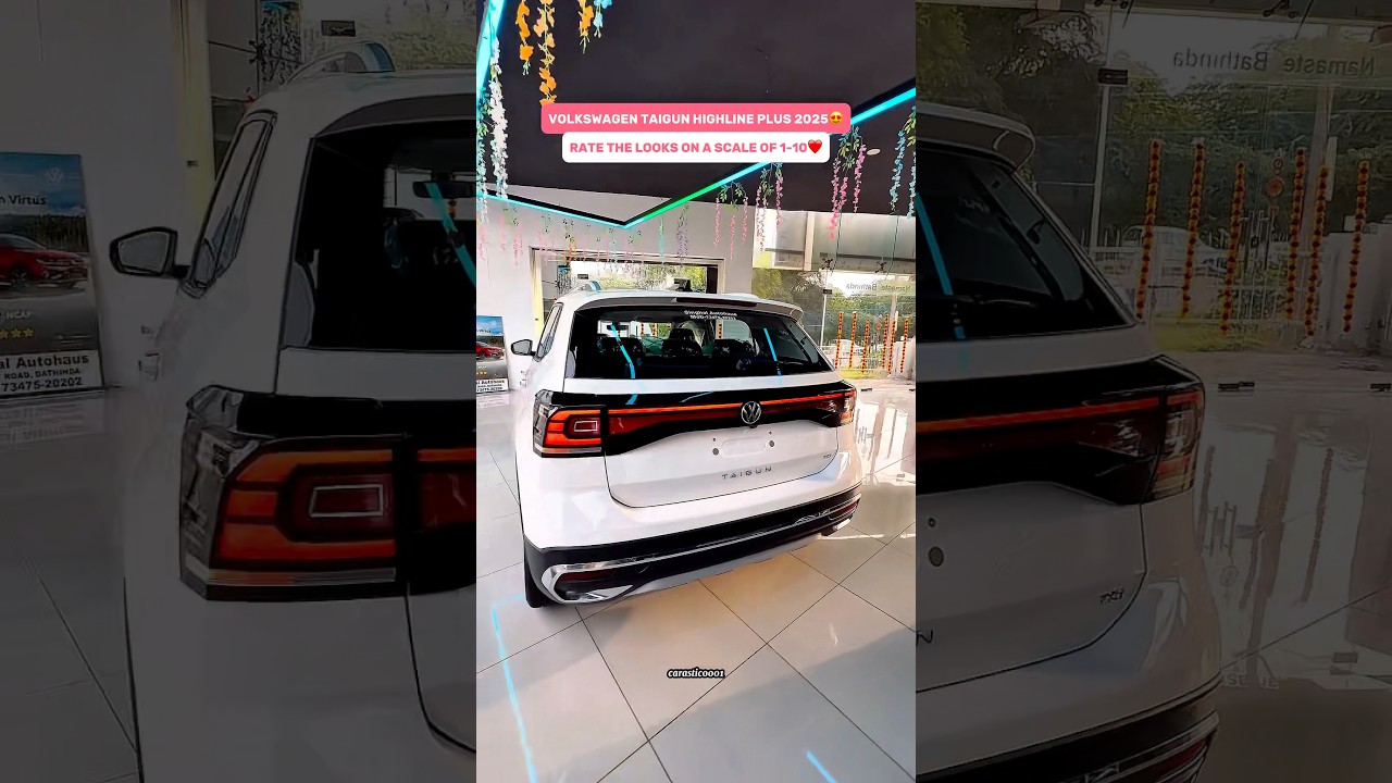 Volkswagen Taigun Highline Plus 2025🔥#shorts #vwtaigun #taigun