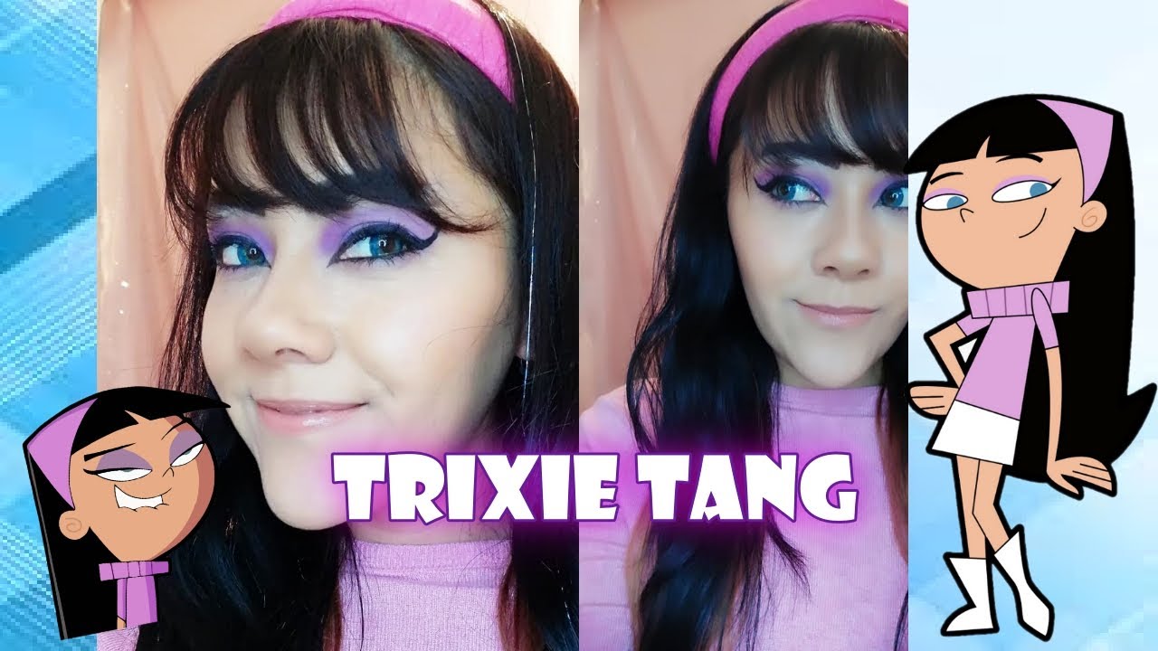 TRIXIE TANG MAKEUP TUTORIAL - FÁCIL maquillaje TRIXIE LOS PADRINOS MAGICOS - easy cosplay
