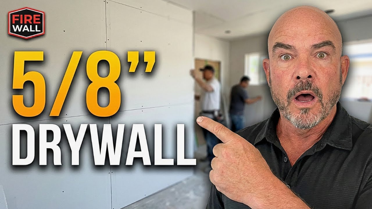 ADU Shattuck St Orange Part 7: 5/8 Drywall vs 1/2 Drywall (Big ADU Upgrade Explained!)
