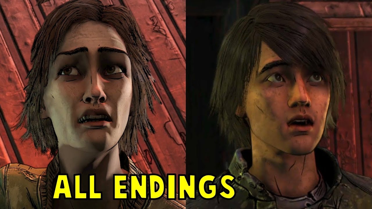 Clem Asks Aj to Shoot Lilly vs Surrender ALL ENDINGS - The Walking Dead The Final Season Episode 3