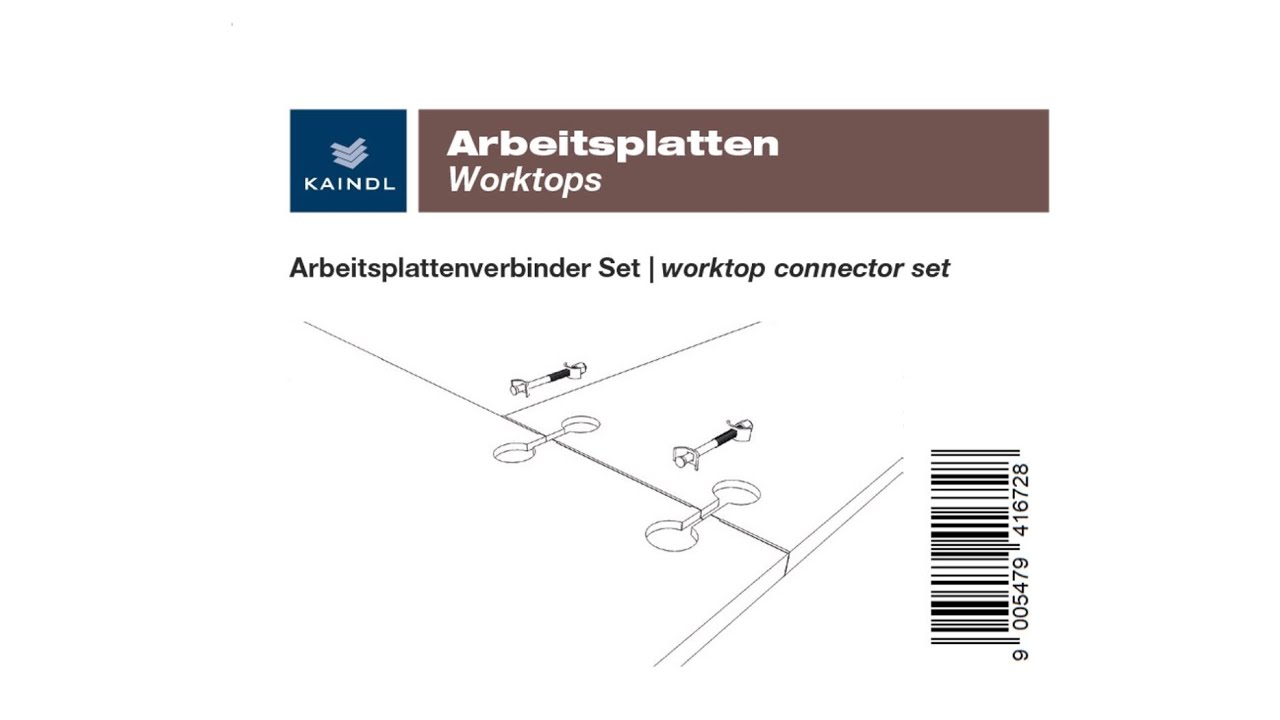 Arbeitsplattenverbinder Set | worktop connector set