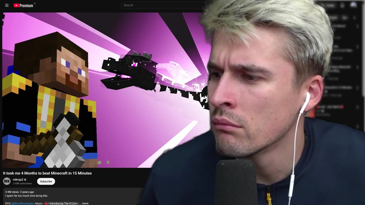 Ludwig Reacts to rekrap1's 