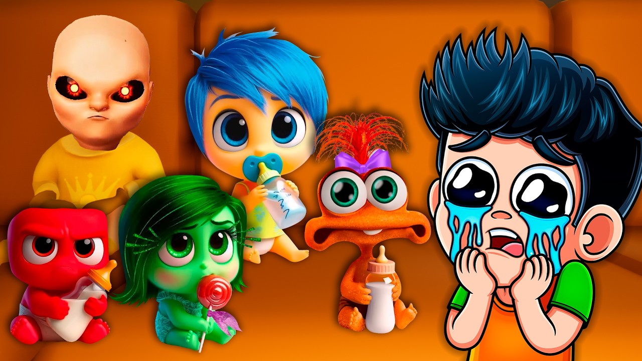 SOY NIÑERO DE LOS BEBÉS DE INTENSAMENTE 🌈👶 | RETOS DIVERTIDOS CON INTENSAMENTE 😂 | JONDRES GC