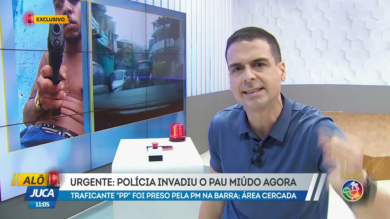 Urgente: Pol&iacute;cia invadiu o Pau Mi&uacute;do agora | AL&Ocirc; JUCA | TV ARATU