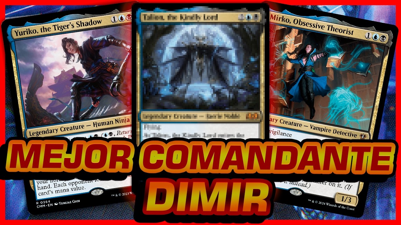 Top 3 mejores Commander DIMIR 💙AZUL 🖤NEGRO