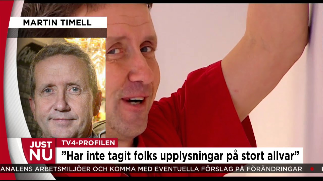 Martin Timell talar ut om anklagelserna - Nyheterna (TV4)