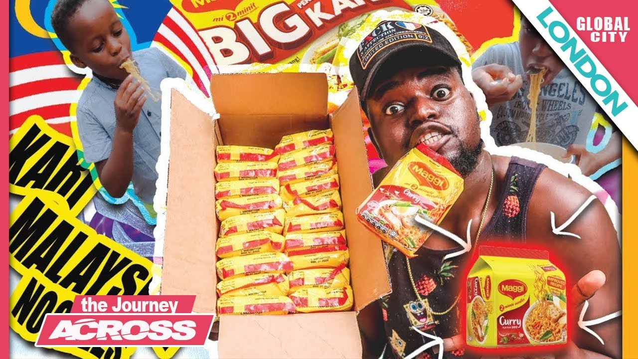 British person tasted MAGGI Kari Noodles in London (Malaysia)