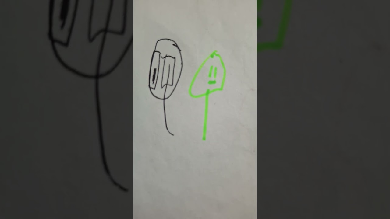 Green yellow transformed titan he see saw friend and run