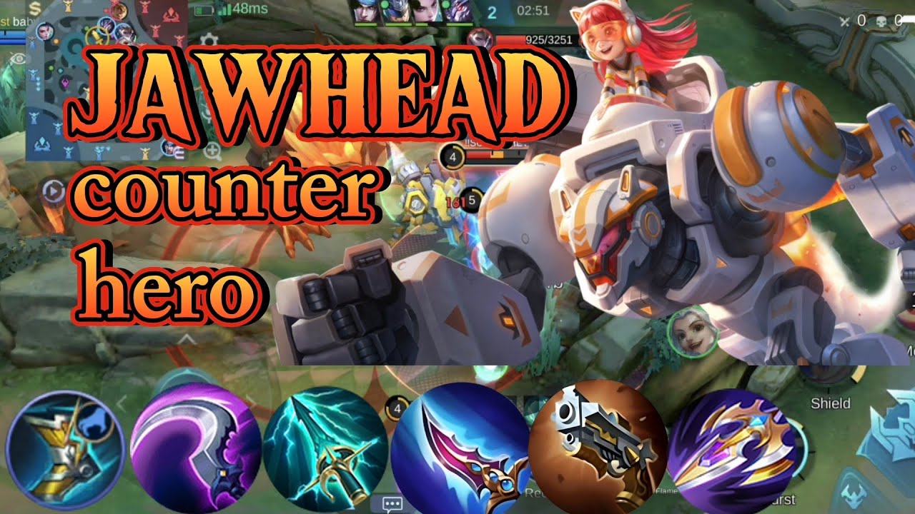 Jawhead counter hero @Gamelover-kt5gt ~2024 Mlbb