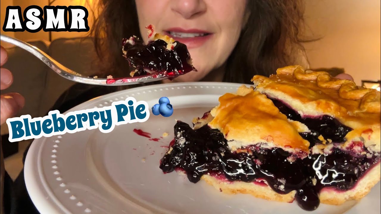 ASMR: BLUEBERRY PIE 🫐 (Whispering) (Soft spoken) MUKBANG | Just Jojo ASMR