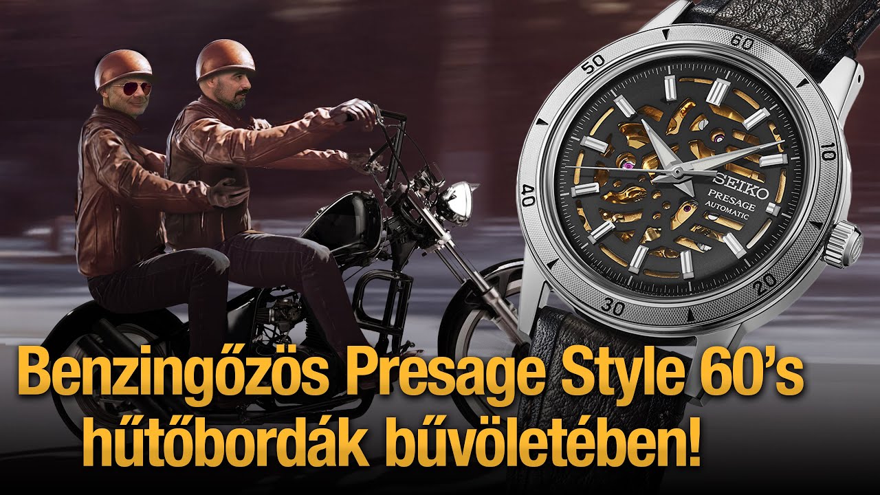 Benzingőzös Presage Style 60's hűtőbordák bűvöletében! Seiko Boutique TV S05E30