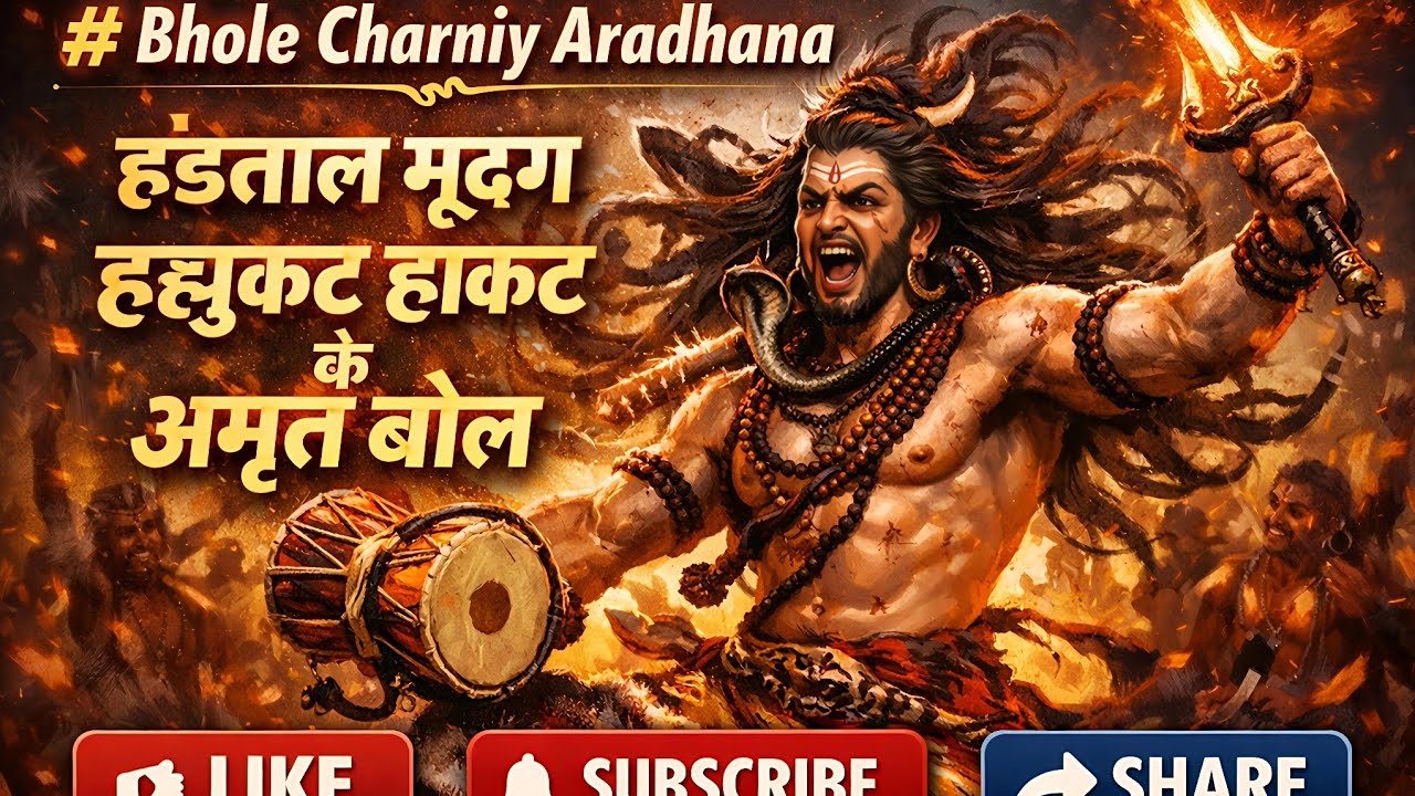 महादेव का धार्मिक हड़ताल मृदंग हुहूकट हाकट भजन  #like #bhakti #motivation #trending #viral #love 