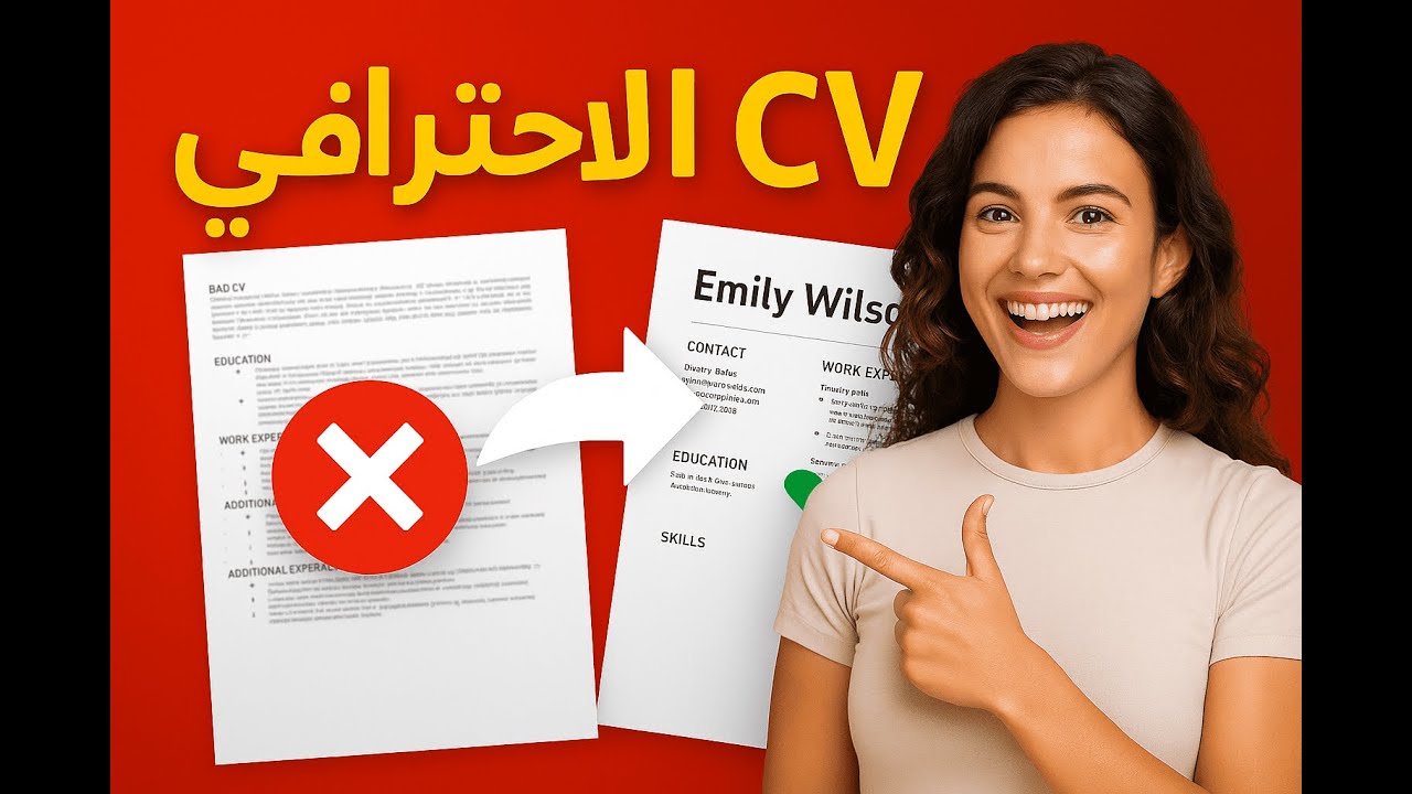 أفضل طريقة لكتابة CV احترافي | تجنب الأخطاء القاتلة واحصل على مقابلة العمل