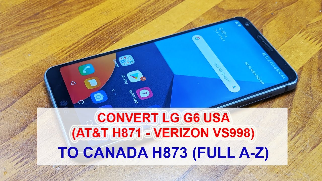 (Full A-Z) Convert LG G6 USA (Sprint, H871, VS998) to Global H873/ Update/downgrade android 9 to 8.0