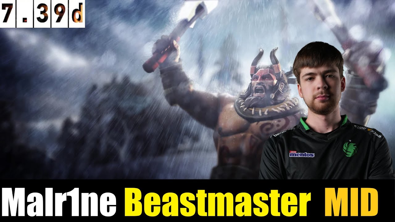 🤯 Malr1ne [Beastmaster] MID 7.39D - DOTA 2 HIGHEST MMR MATCH#dota2gameplay #dota2