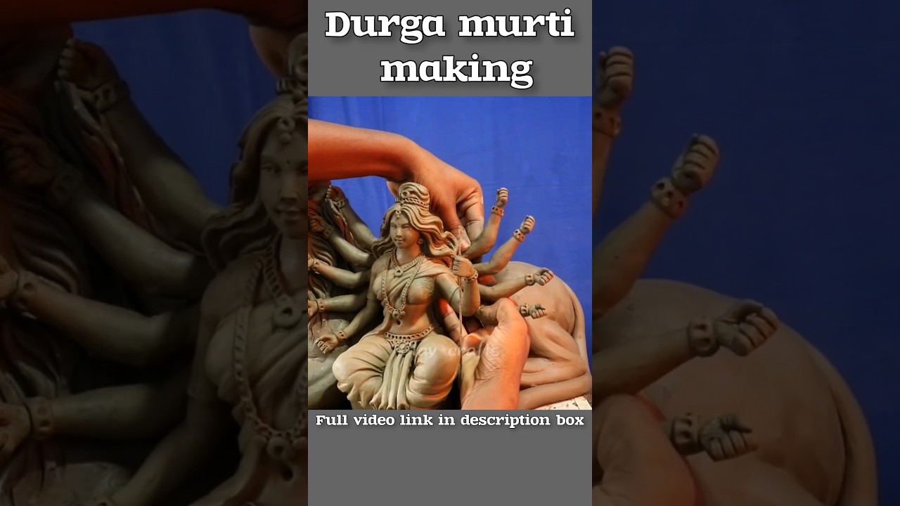 Mahishashur mardini | durga murti making with clay