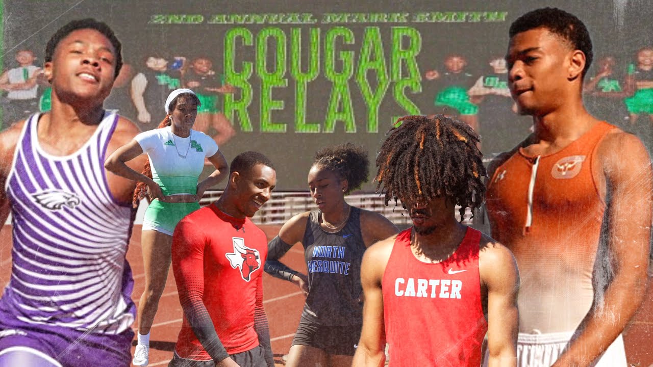 Texas High School Track Meet | Bryan Adams Cougar Relays | Cedar Hill & Dallas Carter Dominate 