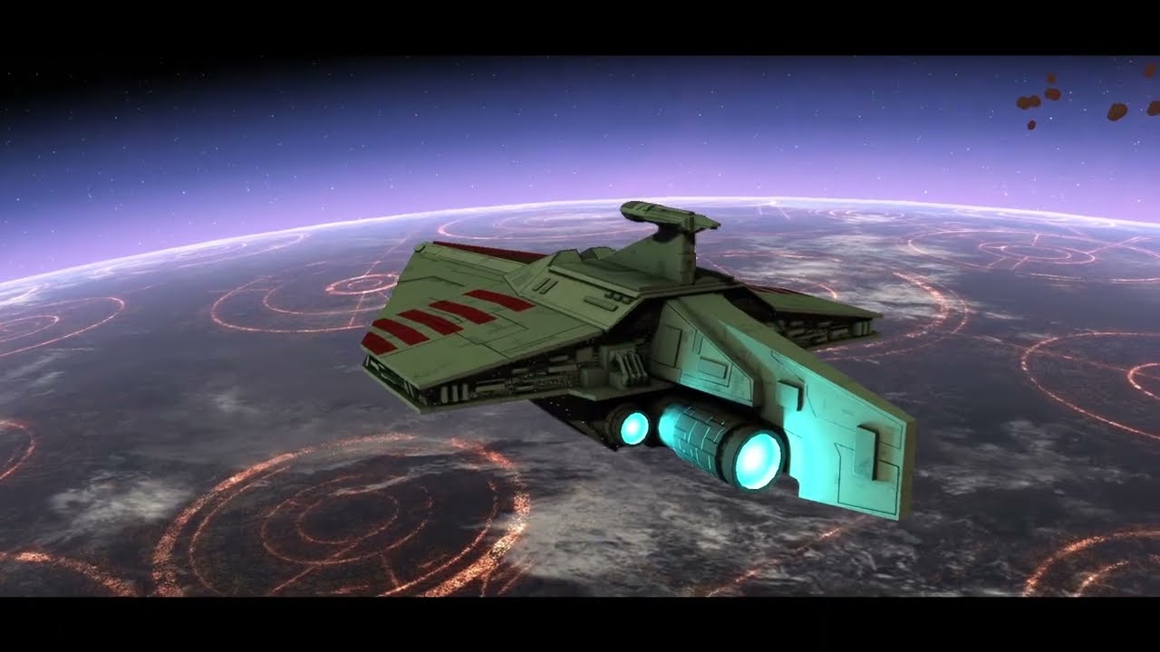 STAR WARS EaW - Fall of the Republic Mod | Battle of Coruscant Cinematic