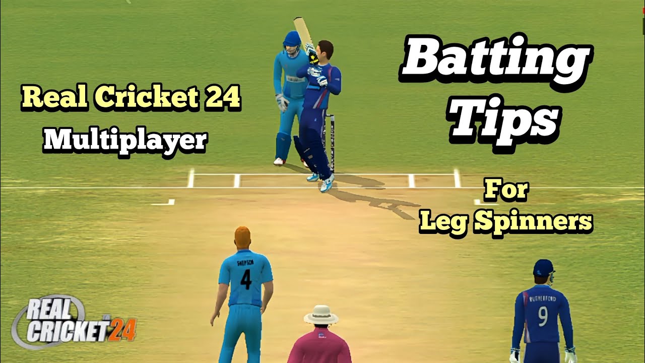 Rc24 Multiplayer Batting Tips || Real Cricket 24 Batting Tips || For Leg Spinners 🔥