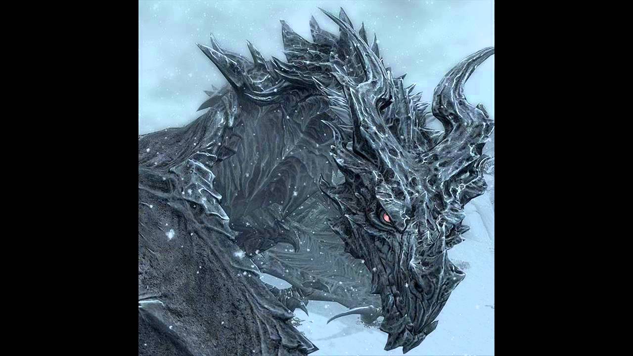 Skyrim Sounds - Dragon Shouts ( With Alduin & Paarthrunax )