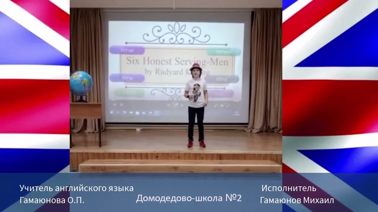 Rudyard Kipling &laquo;I keep six honest serving men&raquo; Гамаюнов Михаил