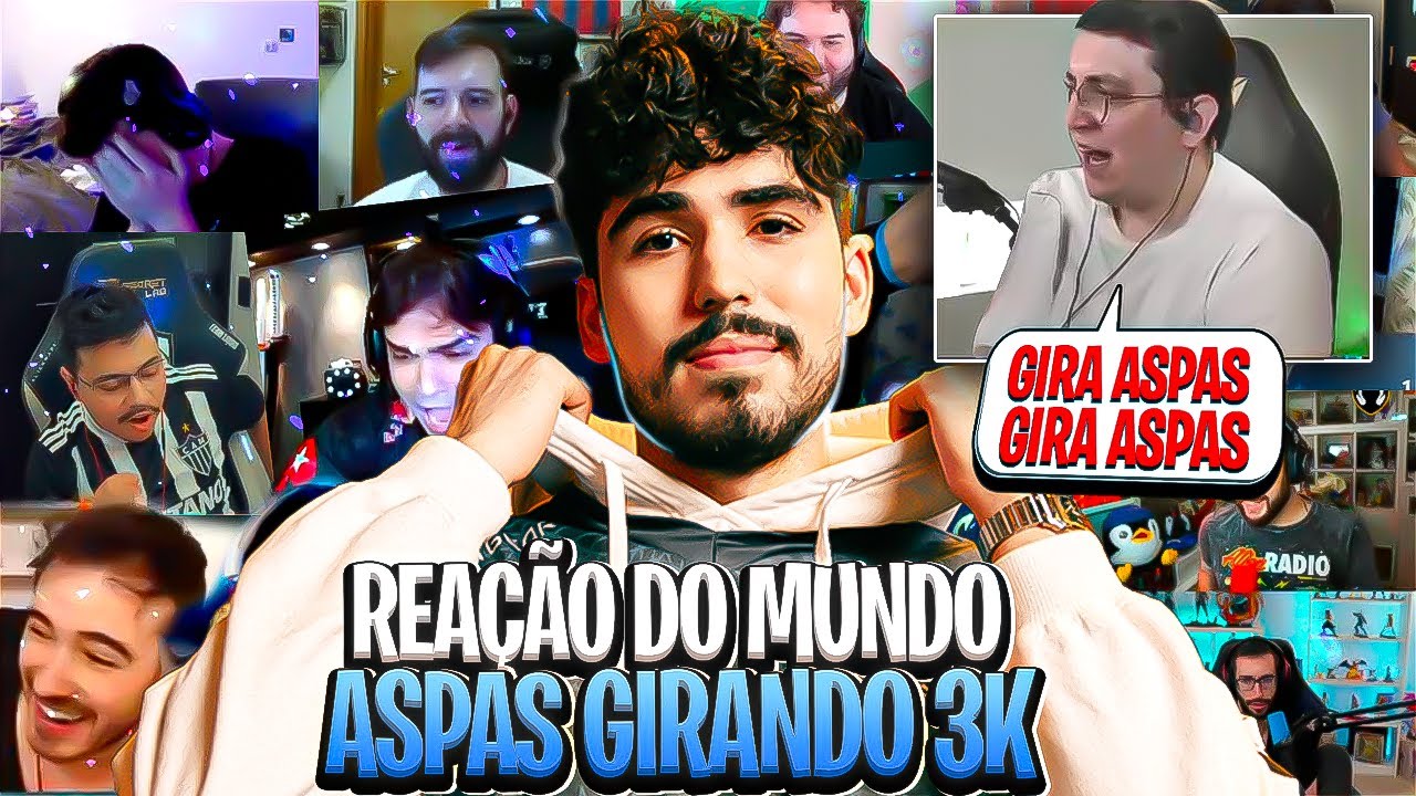 REAÇÃO DO MUNDO ao ASPAS GIRANDO e HUMILHANDO no 3K contra KRU!