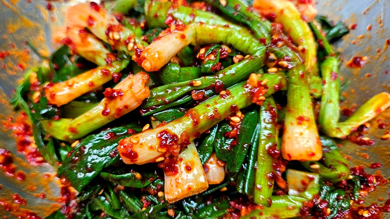 쪽파무침 이 방법만 알면 가장 맛있습니다