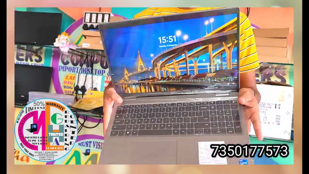 Dell laptop #import #brand new #new #tuka #megha computer #computer #brand #i11 #high configuration
