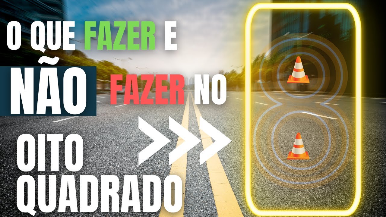 Como FAZER o OITO QUADRADO de uma vez por TODAS , DETRAN MS ATUALIZADO 2024