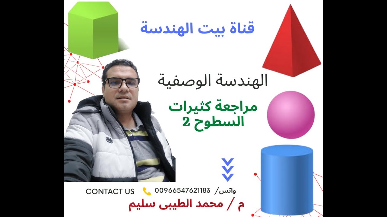 الهندسة الوصفية مراجعة كثيرات السطوح-2  2023