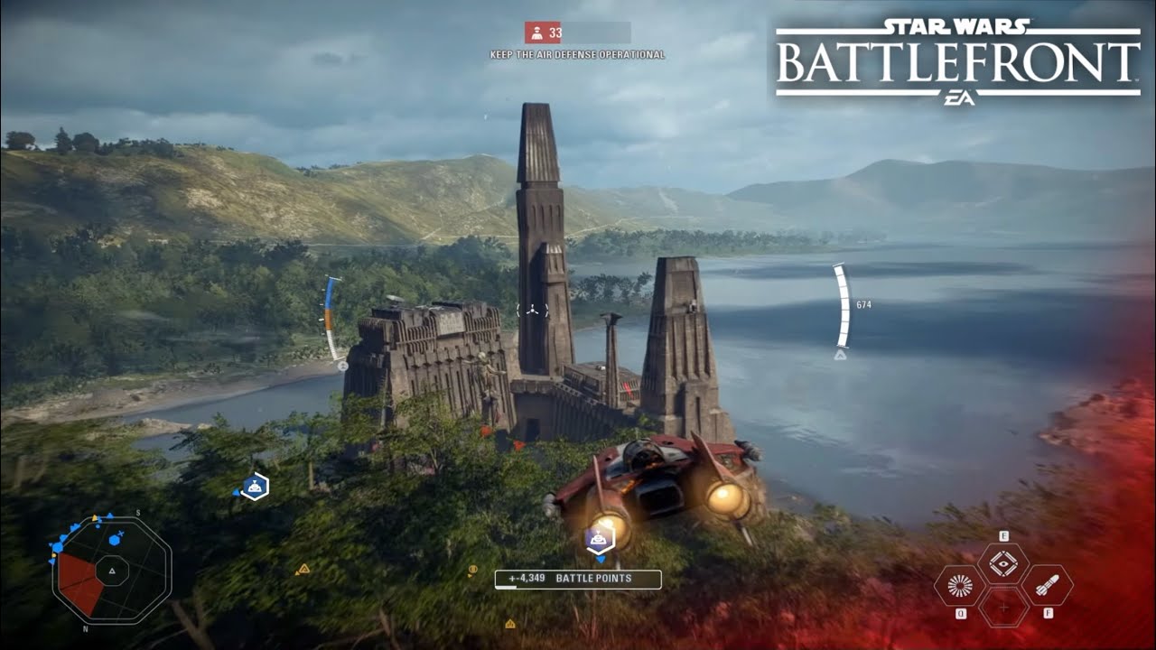 Star Wars Battlefront 2: Galactic Assault Gameplay | Takodana