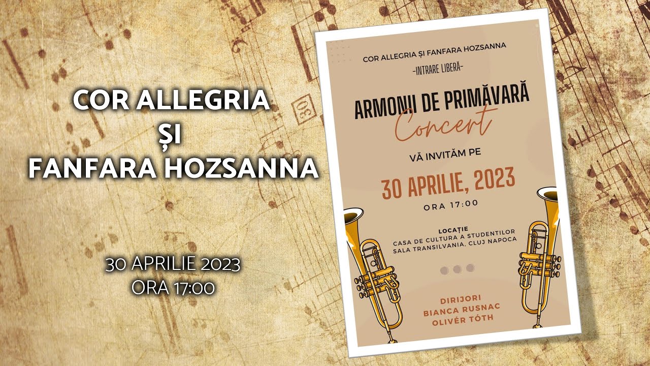 Concert „Armonii de primăvară” / Cluj-Napoca - AZSMR