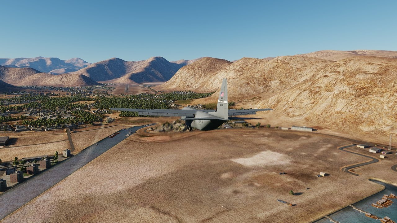 DCS C-130J ILS approach