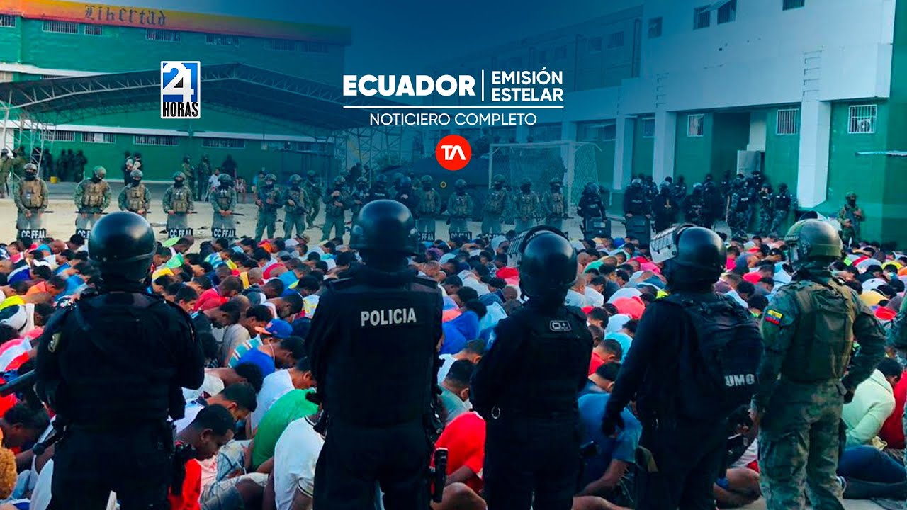 Noticiero de Ecuador (Emisión Estelar 14/01/2024)
