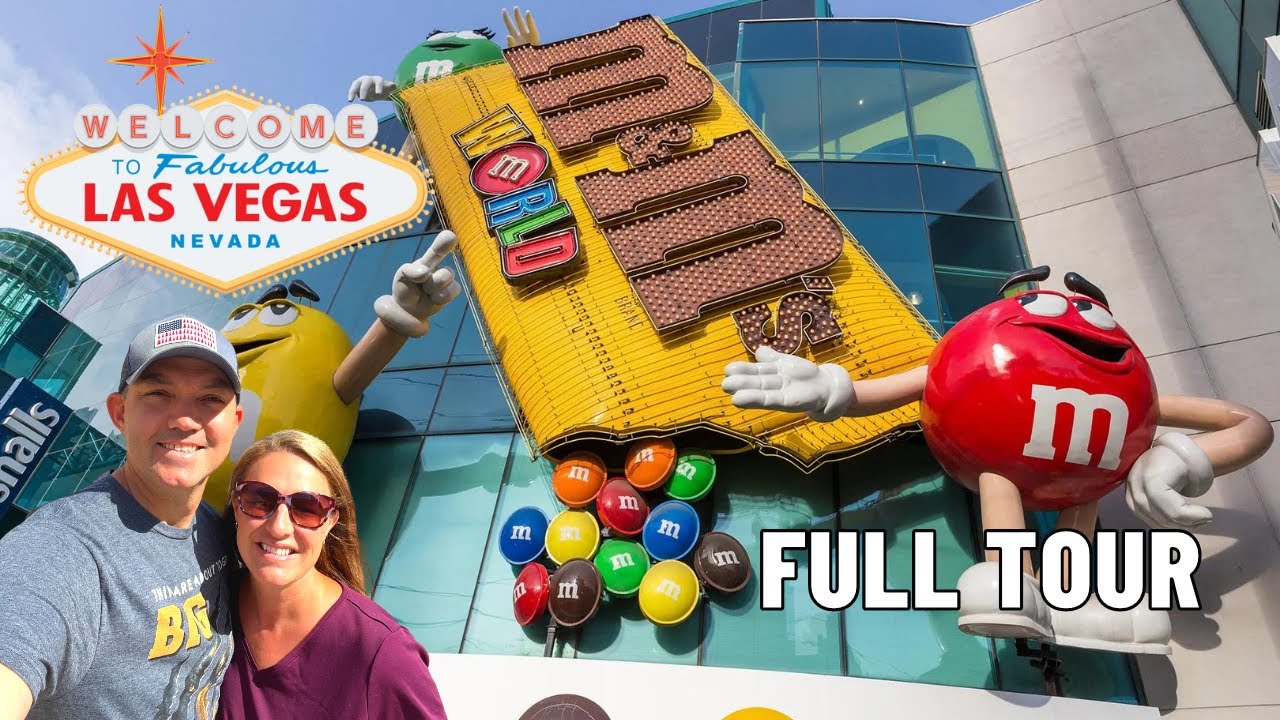 Экскурсия по магазину M&M World в Лас-Вегасе: создайте собственные M&M's!