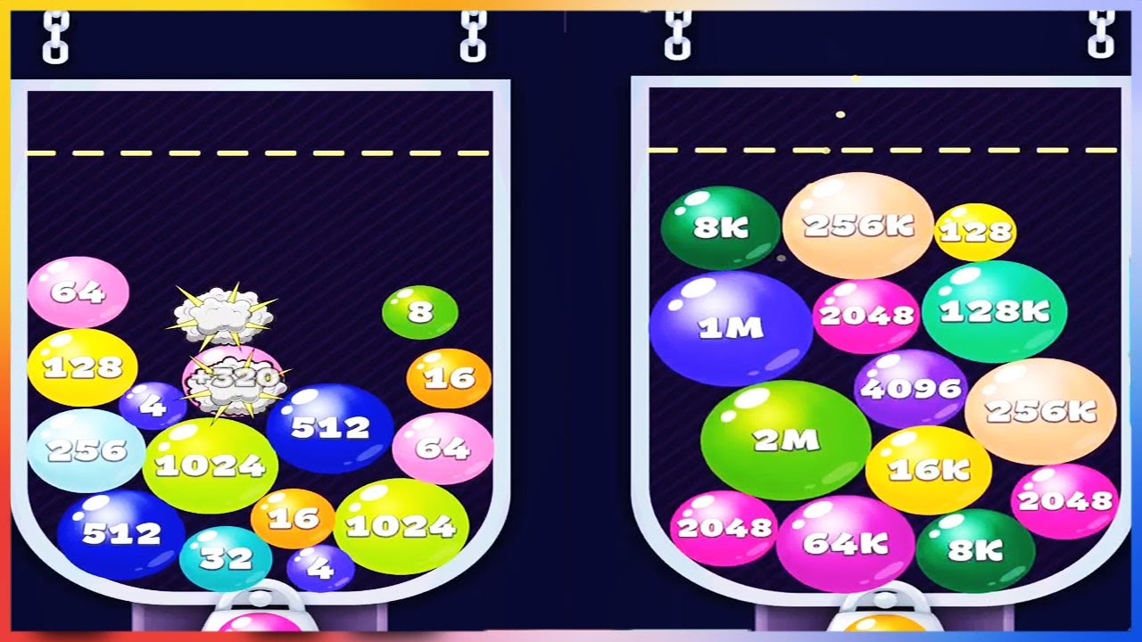 Merge Balls 4096 - Gameplay Walkthrough - Levels 1-10