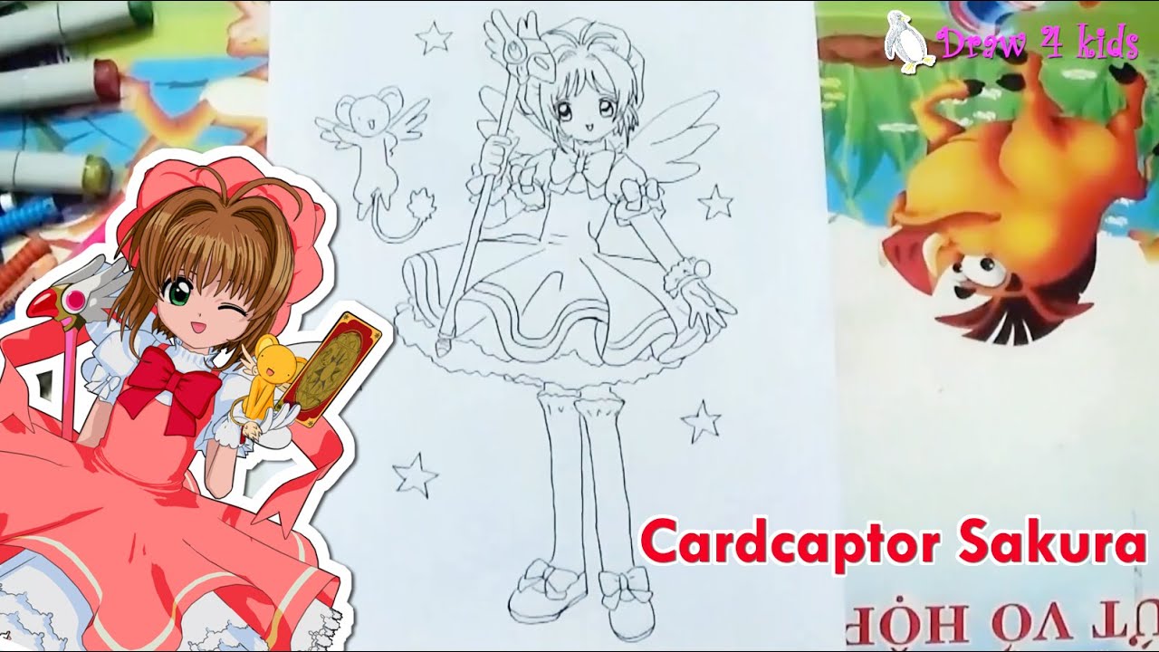 How to draw Card captor Sakura | D4K