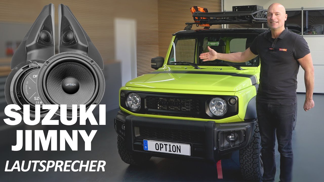Suzuki Jimny GJ/HJ Lautsprecher vorne und hinten austauschen | größere Lautsprecher | Plug & Play