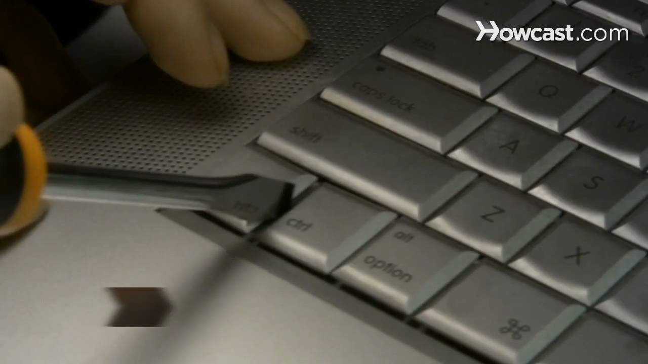 How to Fix a Stuck Laptop Key
