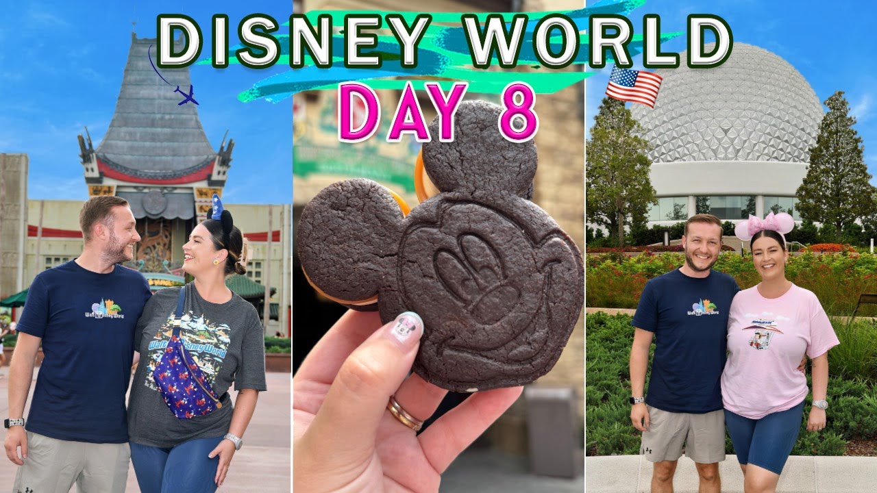 WALT DISNEY WORLD - Day 8 VLOG | ANIMAL KINGDOM | EPCOT | HOLLYWOOD STUDIOS