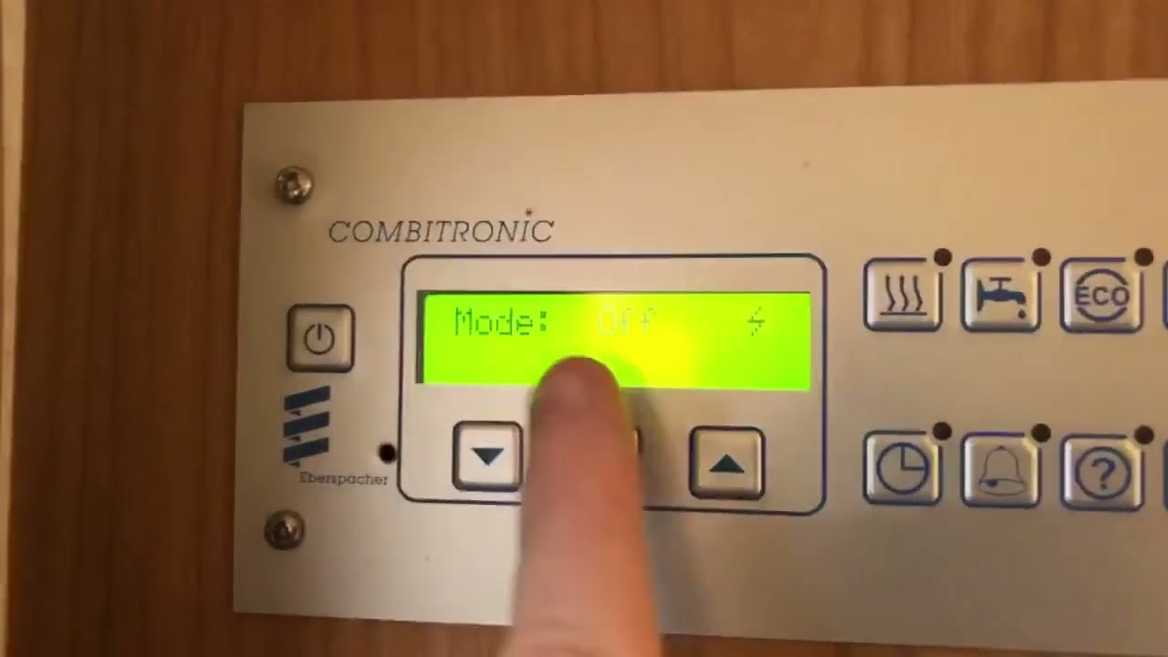 How to use the Combitronic Control Panel