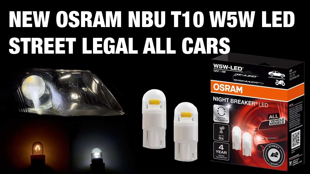 NEW NIGHT BREAKER LED W5W T10 GEN.2 2825DWNB - Street Legal For All Cars