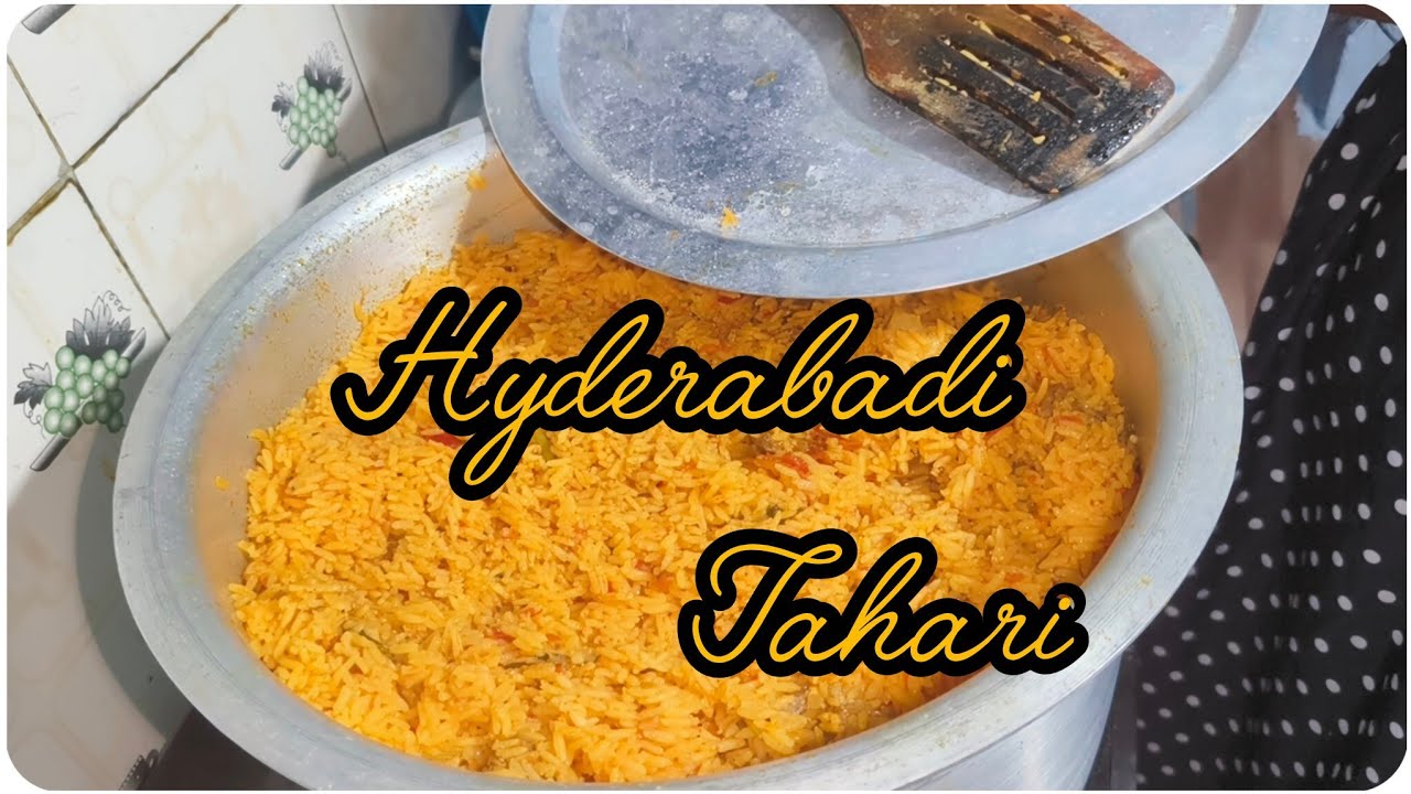 Hyderabadi Tahari Recepi #tahari#vlogs#recepie 